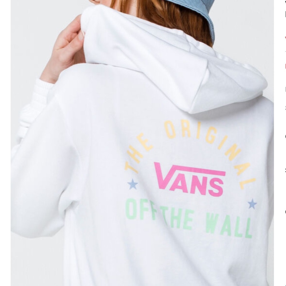 NWT Vans Exclusive Sponsorship Hoodie